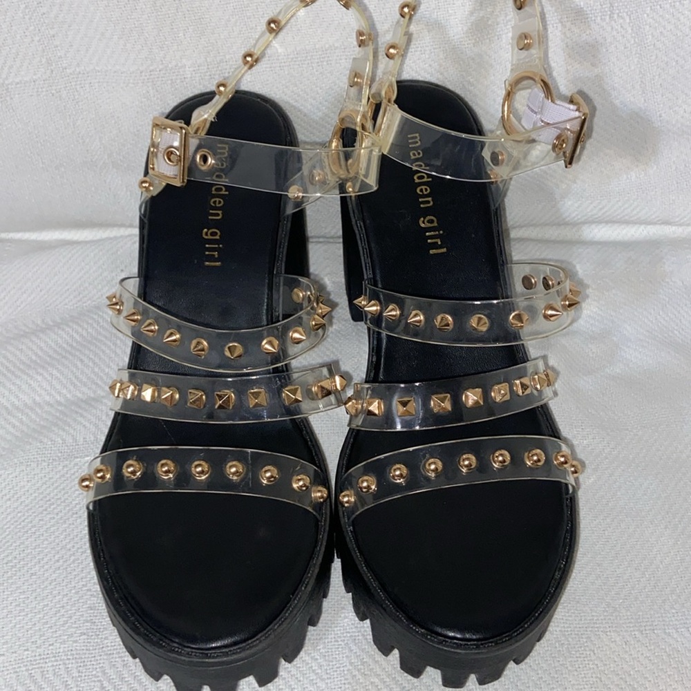 Madden Girl platform sandals sz 8 - Picture 5 of 8